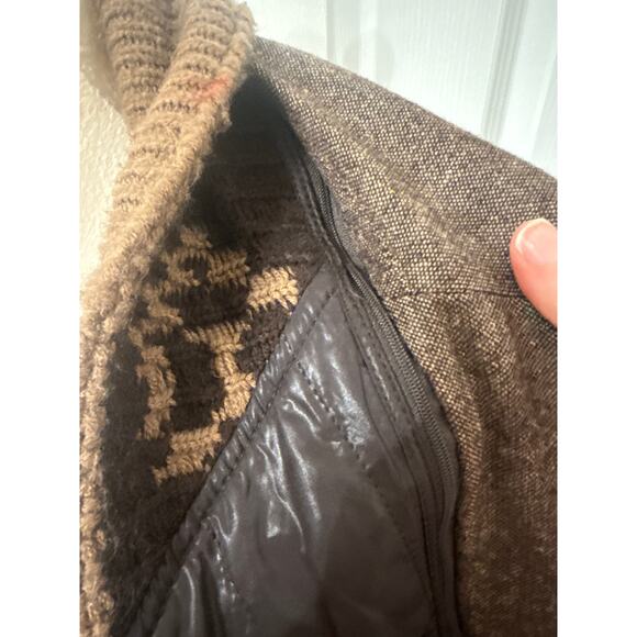 Zara Man Wool Blend Dark Academia Blazer with Removable Sweater Collar, L - Picture 11 of 11